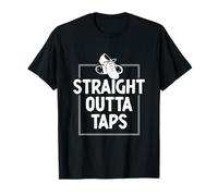 Tip Tap Dance Straight Outta Taps Maglietta