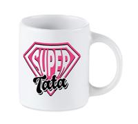 Tip Top Tshirt Tazza in ceramica Super Tata, 350 ml