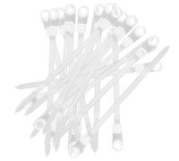 Tipa Zip - Cinghie per cavi multifunzionali con foro a vite, utilizzare facilmente legami elettrici | 100 chiusure a filo riutilizzabili, Cravatte elettriche con cerniera, strumento