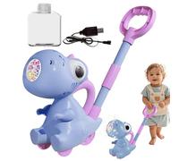 Tipe À Pelouse À Bulles,machine À Bulles Automatique, | Pistolet À Bulles Pour | AAutomatique Jouet À Bulles Cadeau Pour Enfant | Dinosaur Outdoor Push Backyard Toys, 10 Trous, Garden Enterta