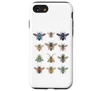 Tipi di api Tabella educativa delle specie di insetti Custodia per iPhone SE (2020) / 7/8