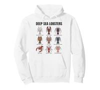 Tipi di aragoste Grafico delle aragoste di Mare Profondo Specie di Felpa con Cappuccio