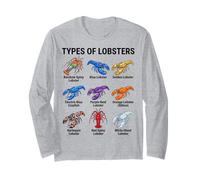Tipi di aragoste, Grafico delle Specie di Aragosta, Amanti della Scienza Maglia a Manica
