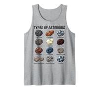 Tipi di asteroidi Tabella educativa della Scienza Spaziale Canotta