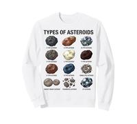 Tipi di asteroidi Tabella educativa della Scienza Spaziale Felpa