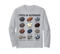 Tipi di asteroidi Tabella educativa della Scienza Spaziale Maglia a Manica