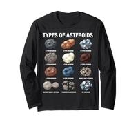 Tipi di asteroidi Tabella educativa della Scienza Spaziale Maglia a Manica
