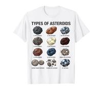 Tipi di asteroidi Tabella educativa della Scienza Spaziale Maglietta