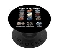 Tipi di asteroidi Tabella educativa della scienza spaziale PopSockets PopGrip Adesivo