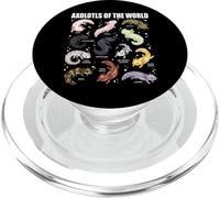 Tipi di Axolotl del Mondo Axolotl Morphs Chart Scienc PopSockets PopGrip per MagSafe