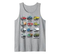 Tipi di Camion educativi Camion Grafico Ragazzi Ragazze Bambini Canotta