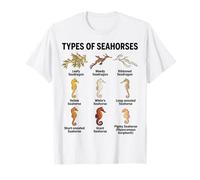 Tipi di cavallucci marini, Grafico delle Specie di Cavalluccio Marino, scienze Marine Maglietta