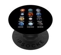 Tipi di esopianeti Astronomia Amanti delle scienze spaziali PopSockets PopGrip Adesivo