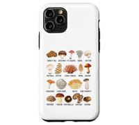 Tipi di funghi commestibili, selvatici e velenosi Custodia per iPhone 11 Pro