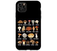 Tipi di funghi commestibili, selvatici e velenosi Custodia per iPhone 11 Pro Max