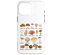 Tipi di funghi commestibili, selvatici e velenosi Custodia per iPhone 16 Pro Max