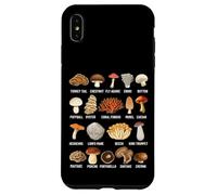 Tipi di funghi commestibili, selvatici e velenosi Custodia per iPhone XS Max
