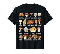 Tipi di Funghi commestibili, Selvatici e velenosi Maglietta