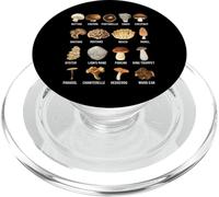 Tipi di funghi commestibili Tabella dei funghi per ragazzi ragazze bambini PopSockets PopGrip per MagSafe