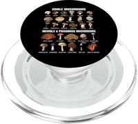 Tipi di funghi Grafico Funghi commestibili, non commestibili e velenosi PopSockets PopGrip per MagSafe