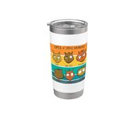 Tipi di gatti bevitori di caffè Bicchiere termico in acciaio inox doppia parete