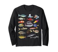 Tipi di pesci d'acqua salata Specie oceaniche Biologia Amanti della pesca Maglia a Manica
