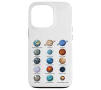 Tipi di pianeti Astronomia Science Chart Custodia per iPhone 13 Pro