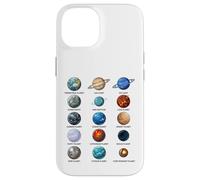 Tipi di pianeti Astronomia Science Chart Custodia per iPhone 14