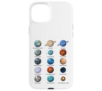 Tipi di pianeti Astronomia Science Chart Custodia per iPhone 15 Plus