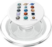 Tipi di pianeti Astronomia Science Chart PopSockets PopGrip per MagSafe