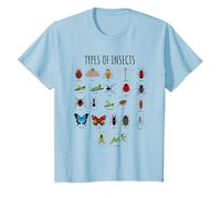 Tipi di scienza dell'identificazione dei bug degli insetti Maglietta