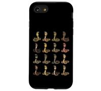 Tipi di serpenti cobra erpetologia scienza ragazzi ragazze bambini Custodia per iPhone SE (2020) / 7/8