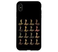 Tipi di serpenti cobra erpetologia scienza ragazzi ragazze bambini Custodia per iPhone XS Max