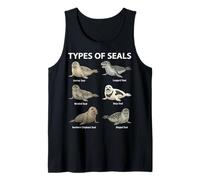 Tipi di sigilli Grafico Biologia Marina Diagramma degli Animali Ocean Canotta