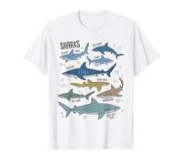 Tipi di squalo Specie di squalo Pesce oceanico Maglietta