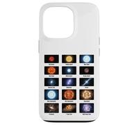 Tipi di stelle Grafico astronomico Oggetti stellari Educativi Custodia per iPhone 13 Pro
