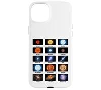 Tipi di stelle Grafico astronomico Oggetti stellari Educativi Custodia per iPhone 15 Plus