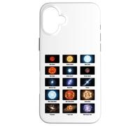 Tipi di stelle Grafico astronomico Oggetti stellari Educativi Custodia per iPhone 16 Plus