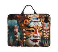 Tipi di trucchi facciali stampati per laptop 16,5 x 12,2 pollici, business e casual, doppio uso, adatto per alcuni computer portatili