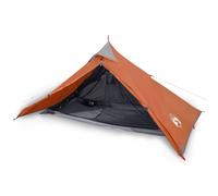Tipi, tenda da campeggio per 1 persona, colore arancione, impermeabile, leggera, per avventure all'aperto, montaggio rapido e resistente alle intemperie, ideale per escursionisti e camper solisti