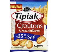 Tipiak Crosta naturale croccante, sale 25%, sacchetto da 80 g