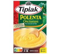 Tipiak - Polenta cremosa senza pesticidi 400 g - Preparazione gourmet e naturale per i tuoi piatti caldi e contorni, goditi la morbidezza del cerealière, facile da cucinare, 4 pezzi