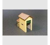 Tipica rimessa di SERVIZIO delle FS in scala 1:87 - art. Fora TRAIN FT1183
