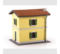 Tipico casello in stile italiano - Modello, montato e verniciato scala 1:87 - Ar