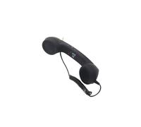 (Tipo 2 Nero) Cornetta telefonica wireless compatibile con Bluetooth, ricevitore telefonico leggero,