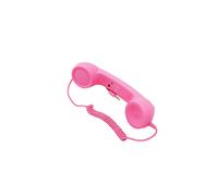 (Tipo 2 Rosa) Cornetta telefonica wireless compatibile con Bluetooth, ricevitore telefonico leggero