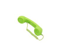 (Tipo 2 Verde) Cornetta telefonica wireless compatibile con Bluetooth, ricevitore telefonico leggero