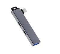 Tipo adattatore di MultiPorts dei hub di USB C con le interfacce 2 e USB3.0 per le spine e l'adattatore di funzionalità C del gioco