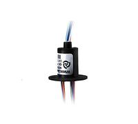 Tipo anello di contatto della capsula, anello del collettore di potere del nero dei cavi 2A del cappello 12.5MM 12 per il drone del sistema di monitoraggio robot del monitor