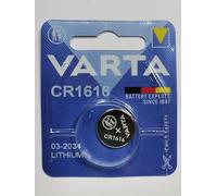 Tipo batteria varta elettronica professionale: 6616 / cr1616 tensione: 3v dimensioni: diametro 1,6 mm: blister 16,0 mm punto pda